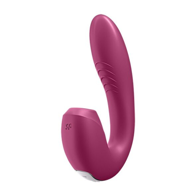 Вакуумный смарт-вибратор – Satisfyer Sunray Berry – 4 положения ствола, синхронизация со смартфоном