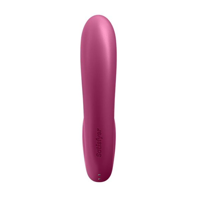 Вакуумний смарт-вібратор – Satisfyer Sunray Berry – 4 положення стовбура, синхронізація зі смартфоном