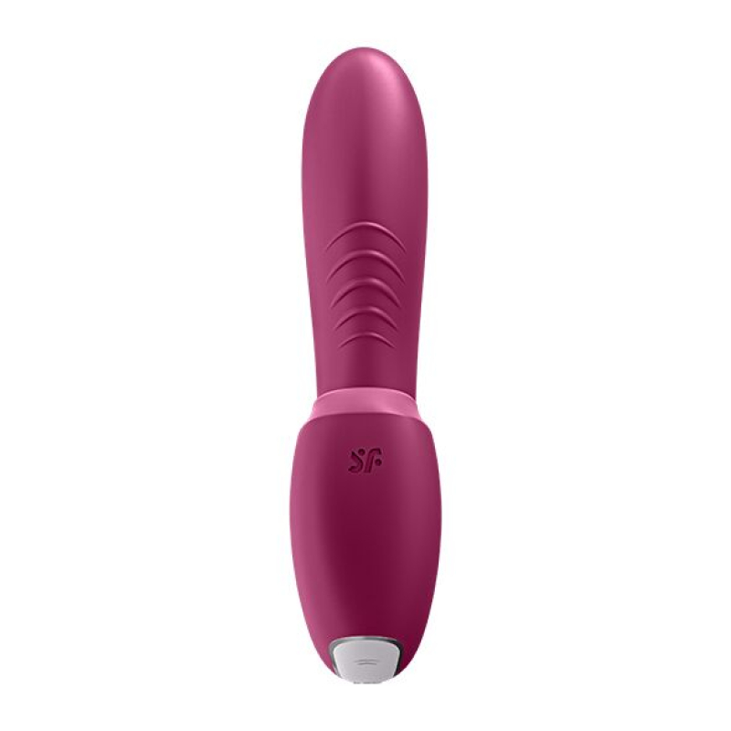 Вакуумний смарт-вібратор – Satisfyer Sunray Berry – 4 положення стовбура, синхронізація зі смартфоном