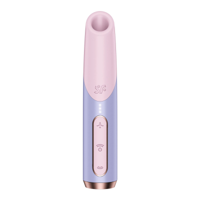 Вакуумний стимулятор – Satisfyer Bold Kiss Violet, магнітна технологія 3D Air Pulse, 30 режимів