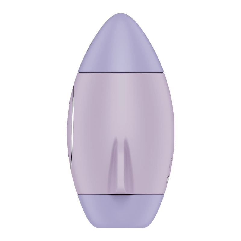 Вакуумный стимулятор с вибрацией – Satisfyer Mission Control Violet – 2 независимых мотора
