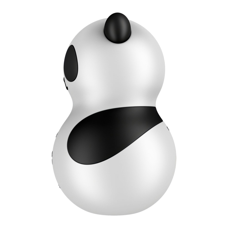 Вакуумный стимулятор с вибрацией – Satisfyer Pocket Panda, 12 вибро-режимов и 11 уровней вакуума