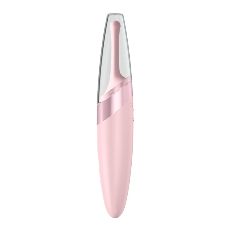 Вібратор для клітора – Satisfyer Twirling Delight Rose – 8 режимів, 40 комбінацій вібрацій, магнітна зарядка