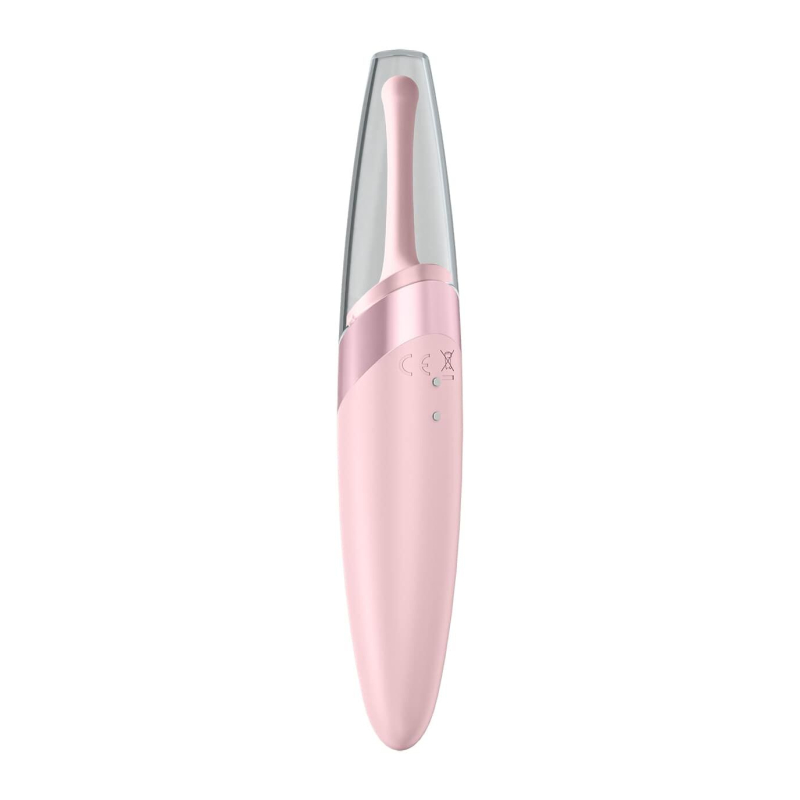 Вібратор для клітора – Satisfyer Twirling Delight Rose – 8 режимів, 40 комбінацій вібрацій, магнітна зарядка