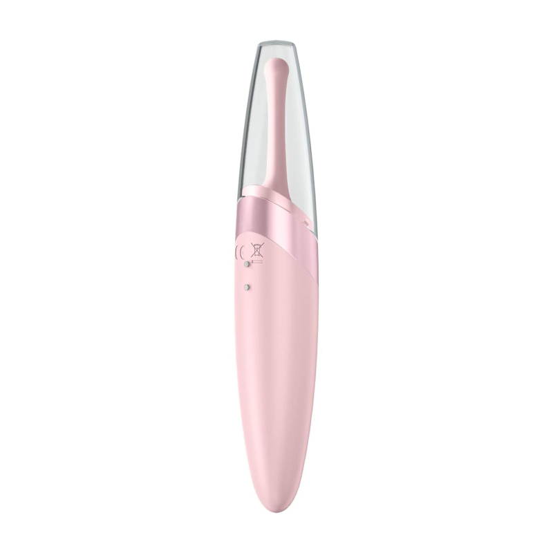 Вібратор для клітора – Satisfyer Twirling Delight Rose – 8 режимів, 40 комбінацій вібрацій, магнітна зарядка