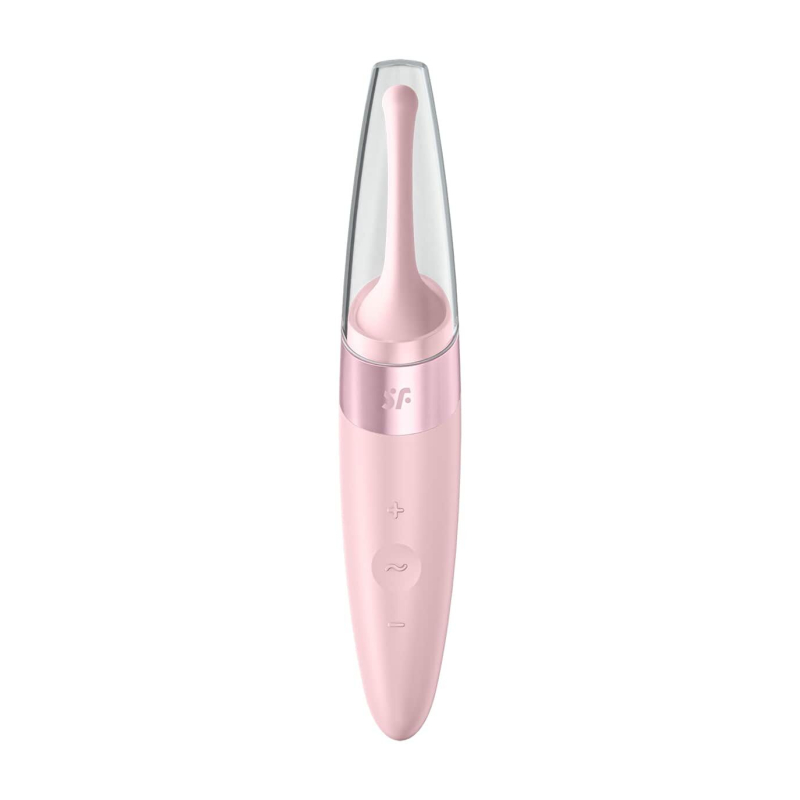 Вібратор для клітора – Satisfyer Twirling Delight Rose – 8 режимів, 40 комбінацій вібрацій, магнітна зарядка