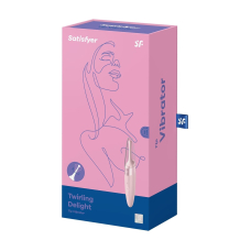 Вібратор для клітора – Satisfyer Twirling Delight Rose – 8 режимів, 40 комбінацій вібрацій, магнітна зарядка