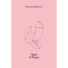 Вібратор для пар – FairyGasm PleasureBerry Green – кейс для зарядки, пульт управління, 10 режимів