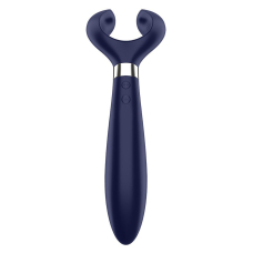Вібратор для пар – Satisfyer Endless Fun Blue – 3 мотори, головка обертається на 180°, 100+ комбінацій