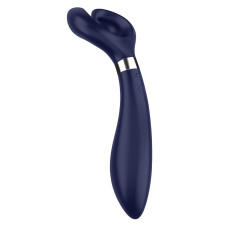 Вібратор для пар – Satisfyer Endless Fun Blue – 3 мотори, головка обертається на 180°, 100+ комбінацій