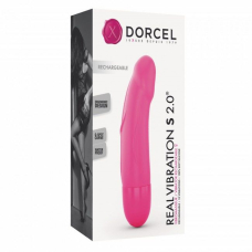 Вибратор для точки G – Dorcel Real Vibration S Magenta 2.0 – 10 режимов вибрации + 3 скорости
