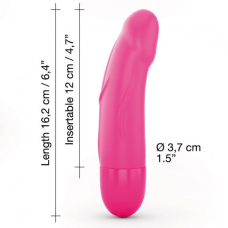 Вибратор для точки G – Dorcel Real Vibration S Magenta 2.0 – 10 режимов вибрации + 3 скорости