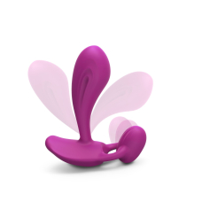 Вібратор для точки G+P – Love To Love WITTY SWEET ORCHID – пульт керування, 2 потужні незалежні мотори