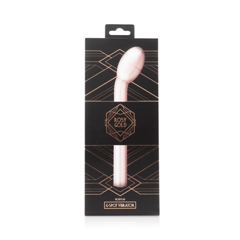Вібратор для точки G – Rosy Gold Nouveau G-spot – 7 унікальних режимів вібрацій