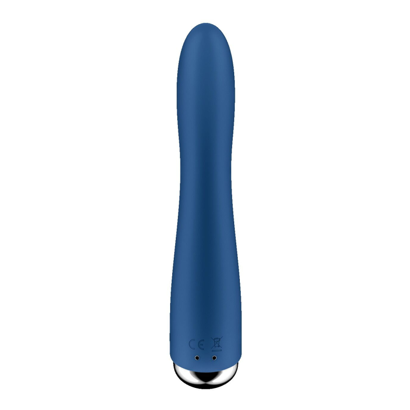 Вибратор для точки G с вращением ствола – Satisfyer Spinning Vibe 1 Blue – 2 мотора