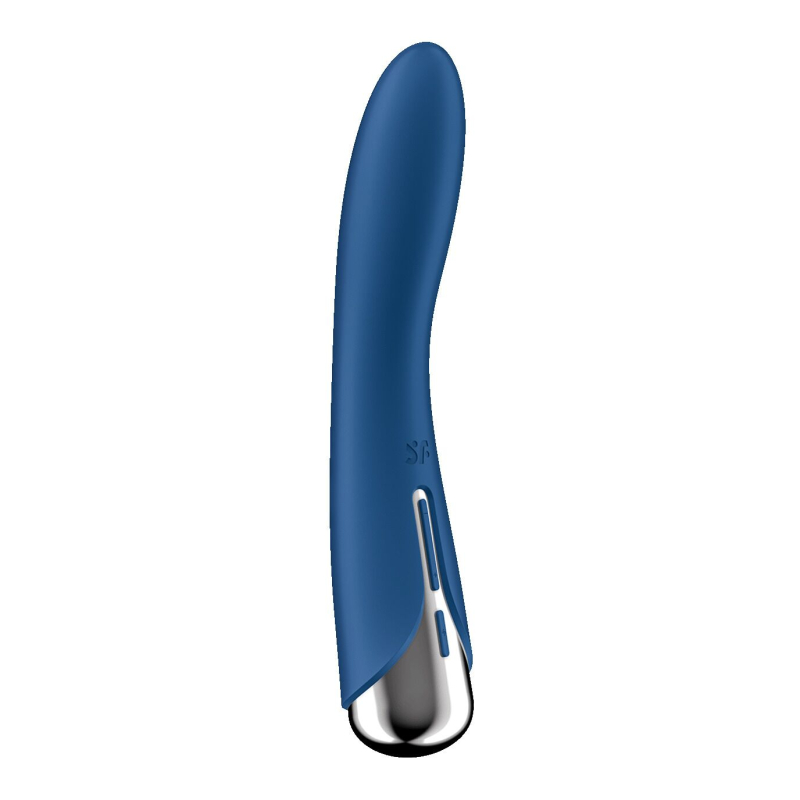 Вибратор для точки G с вращением ствола – Satisfyer Spinning Vibe 1 Blue – 2 мотора
