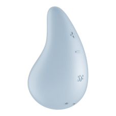 Вібратор для зовнішньої стимуляції – Satisfyer Dew Drop Blue – 2 мотори, 12 режимів, точковий вплив