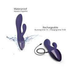 Вібратор-кролик – Love To Love FUNKY BUNNY Midnight Indigo – 10 режимів вібрації, 2 мотори