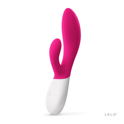 Вібратор-кролик з хвилястим рухом стовбура – LELO Ina Wave 2 Cerise – 12 режимів стимуляції
