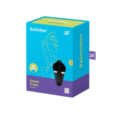 Вібратор морозиво Satisfyer Lay-On Sweet Treat Black/Gold – 10 режимів, водозахист