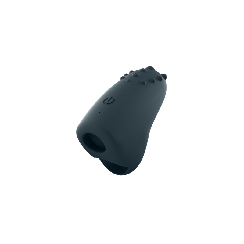 Вібратор на палець – Dorcel MAGIC FINGER Black – 3 швидкості, текстуровані кульки