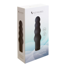 Вібратор – S Pleasures Bullets Obsidian у формі кульок, 10 вібраційних режимів