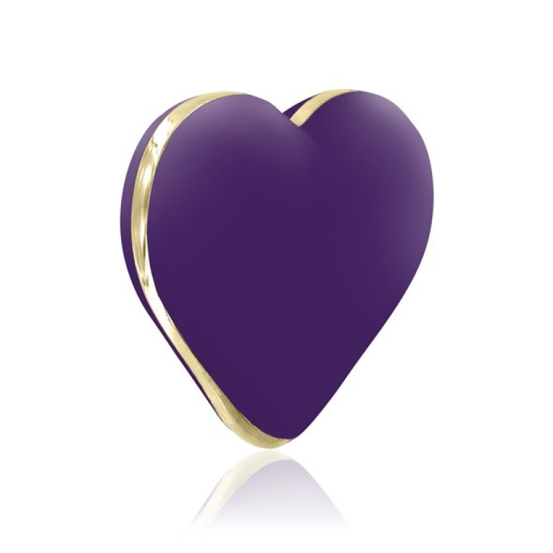 Вібратор-сердечко – RIANNE S Heart Vibe Purple – 3 рівні інтенсивності + 5 пульсацій + 2 мікси