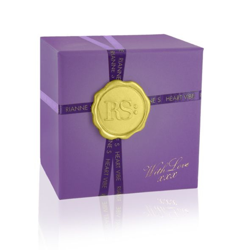 Вібратор-сердечко – RIANNE S Heart Vibe Purple – 3 рівні інтенсивності + 5 пульсацій + 2 мікси