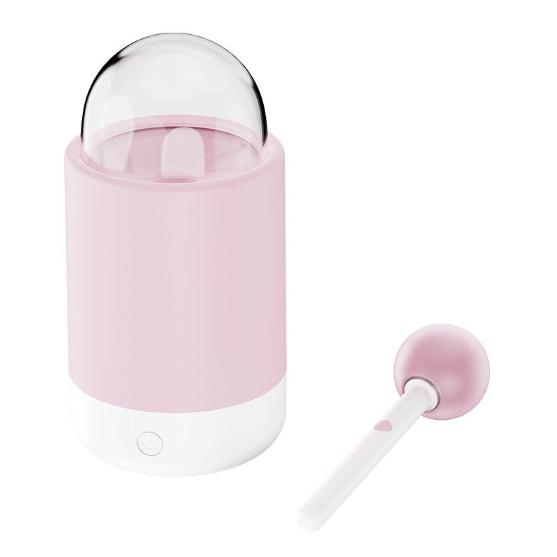 Вібратор-цукерка – KISSTOY Pink Pop – 10 режимів, зарядний кейсом з функцією нічничка
