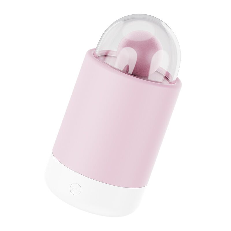 Вібратор-цукерка – KISSTOY Pink Pop – 10 режимів, зарядний кейсом з функцією нічничка