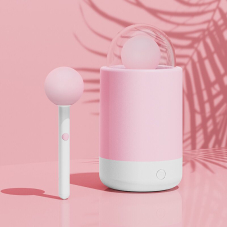 Вібратор-цукерка – KISSTOY Pink Pop – 10 режимів, зарядний кейсом з функцією нічничка