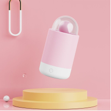 Вібратор-цукерка – KISSTOY Pink Pop – 10 режимів, зарядний кейсом з функцією нічничка