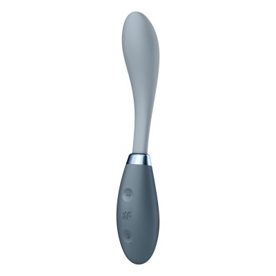 Вібратор з гнучким стовбуром – Satisfyer G-Spot Flex 3 Grey – 12 режимів вібрації, водозахист IPX7