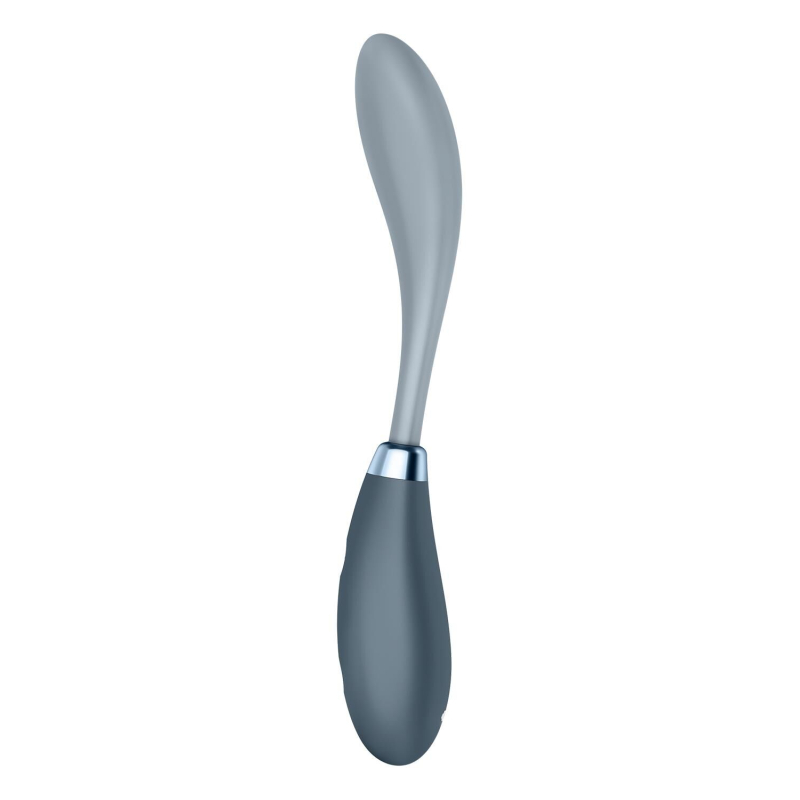 Вибратор с гибким стволом – Satisfyer G-Spot Flex 3 Grey – 12 режимов вибрации, водозащита IPX7