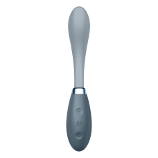 Вибратор с гибким стволом – Satisfyer G-Spot Flex 3 Grey – 12 режимов вибрации, водозащита IPX7