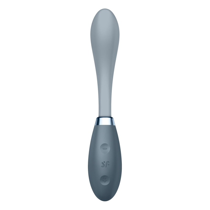Вибратор с гибким стволом – Satisfyer G-Spot Flex 3 Grey – 12 режимов вибрации, водозащита IPX7