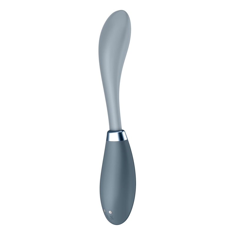 Вибратор с гибким стволом – Satisfyer G-Spot Flex 3 Grey – 12 режимов вибрации, водозащита IPX7