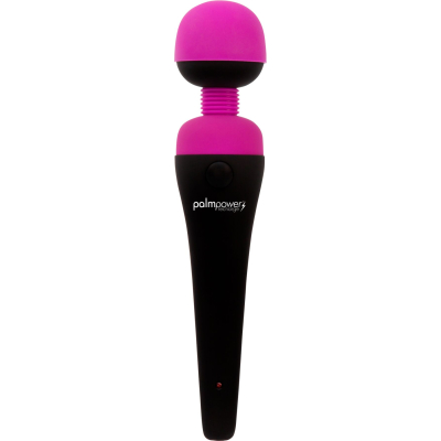 Вибромассажер микрофон с гибкой головкой – PalmPower Recharge Pink – тревел-замок