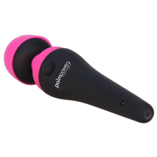 Вибромассажер микрофон с гибкой головкой – PalmPower Recharge Pink – тревел-замок
