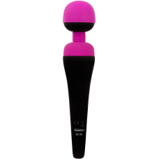 Вибромассажер микрофон с гибкой головкой – PalmPower Recharge Pink – тревел-замок