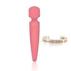 Вибромассажер – RIANNE S Bella Mini Wand Coral – 3 уровня вибрации + 7 ритмов