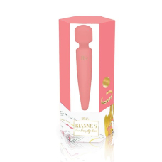 Вибромассажер – RIANNE S Bella Mini Wand Coral – 3 уровня вибрации + 7 ритмов