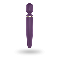 Вібромасажер Satisfyer Wand-er Woman (Purple/Gold) водонепроникний, потужний, розмір XXL