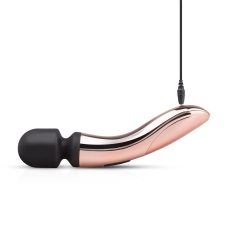 Вібромасажер з вигином та гнучкою головкою Rosy Gold Nouveau Curve Massager – потужний двигун, 10 режимів вібрації