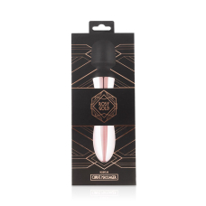 Вібромасажер з вигином та гнучкою головкою Rosy Gold Nouveau Curve Massager – потужний двигун, 10 режимів вібрації