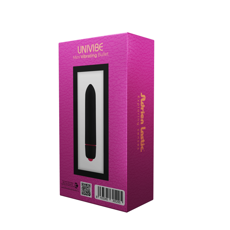 Вібропуля – Adrien Lastic Univibe – з 10 різноманітними режимами вібрації, силіконова основа, батарейки