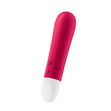 Вібропуля – Satisfyer Ultra Power Bullet 1 Red – тревел-формат, 5 режимів інтенсивності, 7 ритмів, водостійкість