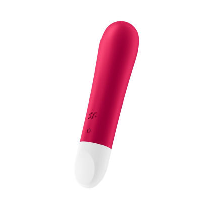 Вібропуля – Satisfyer Ultra Power Bullet 1 Red – тревел-формат, 5 режимів інтенсивності, 7 ритмів, водостійкість