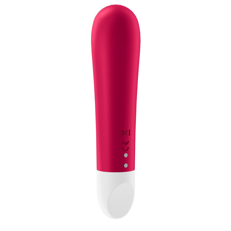 Вібропуля – Satisfyer Ultra Power Bullet 1 Red – тревел-формат, 5 режимів інтенсивності, 7 ритмів, водостійкість