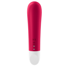 Вібропуля – Satisfyer Ultra Power Bullet 1 Red – тревел-формат, 5 режимів інтенсивності, 7 ритмів, водостійкість